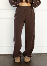 Load image into Gallery viewer, Espresso &amp; Cream Modal Scuba Pants Set
