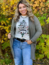 Load image into Gallery viewer, Jesus Christmas Tree Natural Tee
