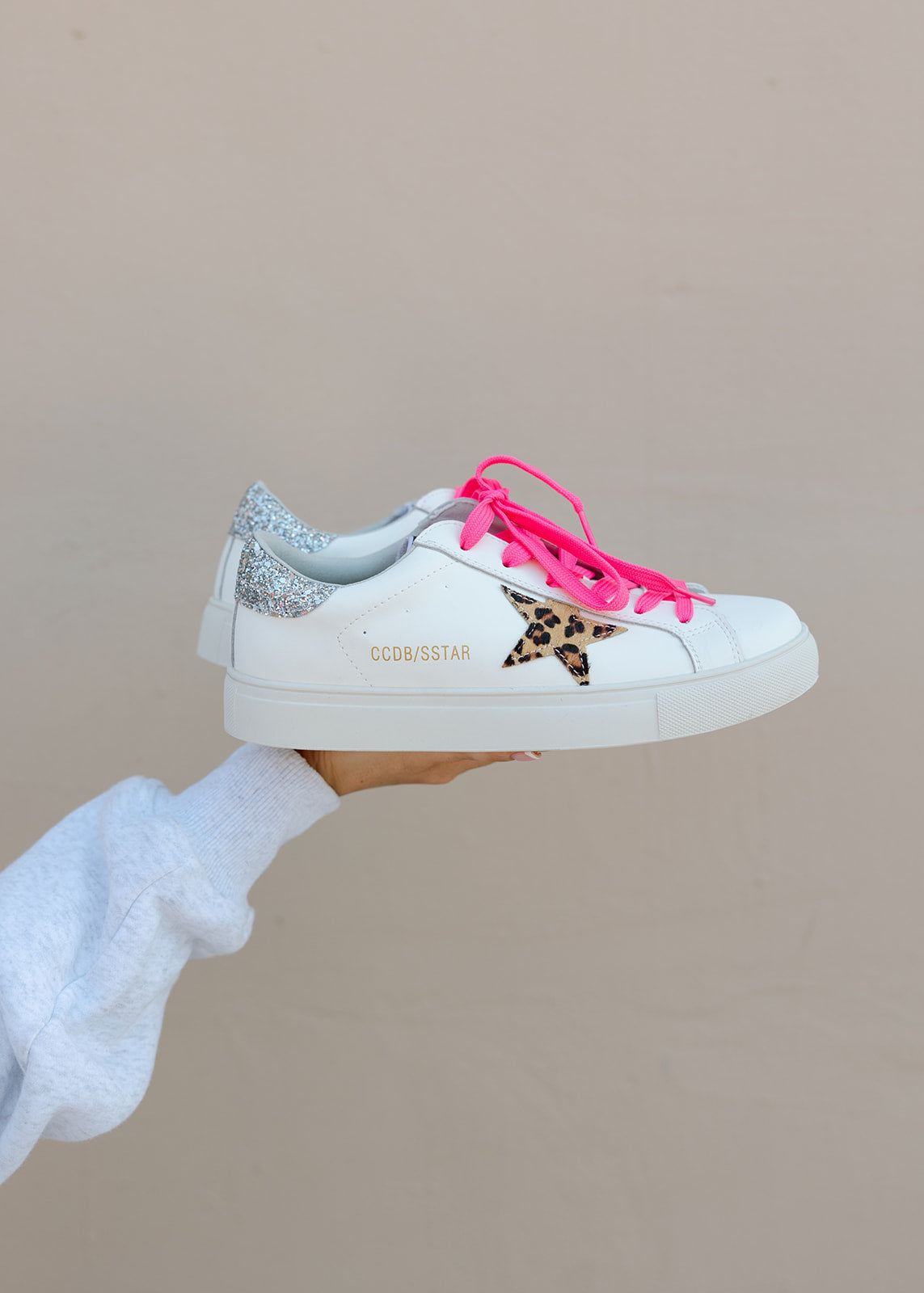 Leopard Print Laces Golden Goose Leopard Print Golden Goose Pink