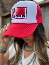 Load image into Gallery viewer, America Proud Trucker Patched Cap
