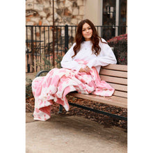 Load image into Gallery viewer, Ready to Ship  | Pink Soft &amp; Cozy Cow Blanket
