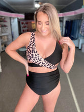 Load image into Gallery viewer, rts: The Leena Leopard Two Piece Swim
