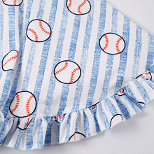 Load image into Gallery viewer, RTS: Baseball Twirl Dress

