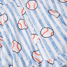 Load image into Gallery viewer, RTS: Baseball Twirl Dress
