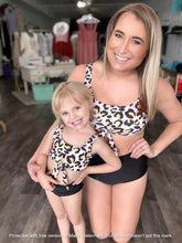 Load image into Gallery viewer, RTS: Mommy and Me Leopard 2-piece Swim
