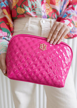 Load image into Gallery viewer, Capri Large Makeup Pouch - Hot Pink
