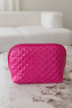 Load image into Gallery viewer, Capri Large Makeup Pouch - Hot Pink
