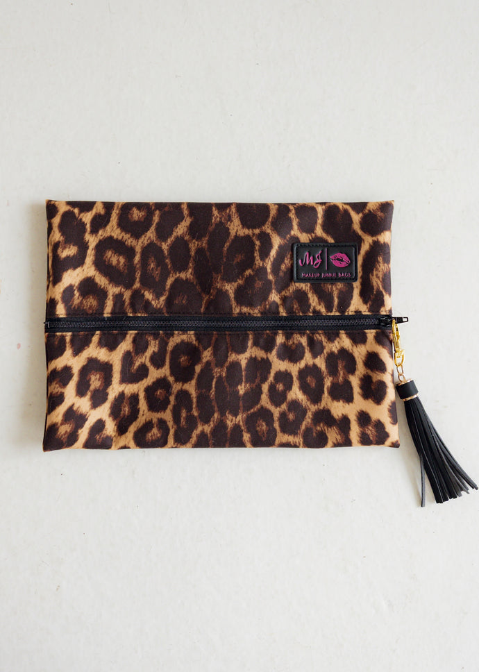 Makeup Junkie Exotica Leopard Designer Make Up Bags