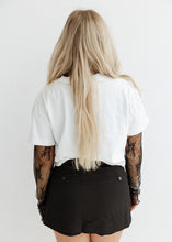 Load image into Gallery viewer, Floral Embroidered Mesh Top - Black
