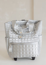 Load image into Gallery viewer, Logan Roller Tote - Metallic Silver
