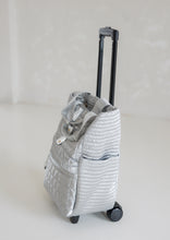 Load image into Gallery viewer, Logan Roller Tote - Metallic Silver
