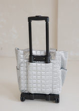 Load image into Gallery viewer, Logan Roller Tote - Metallic Silver
