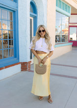 Load image into Gallery viewer, Pineapple Satin Midi Skirt

