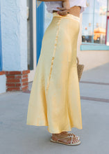 Load image into Gallery viewer, Pineapple Satin Midi Skirt
