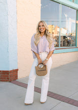 Load image into Gallery viewer, Risen Cream Denim Flare Pants
