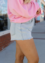 Load image into Gallery viewer, Zoe Light Denim Mini Shorts
