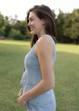 Load image into Gallery viewer, Light Denim Vest &amp; Short Set
