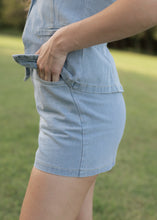 Load image into Gallery viewer, Light Denim Vest &amp; Short Set

