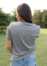 Load image into Gallery viewer, Patriotic Bow Vintage Grey Tee
