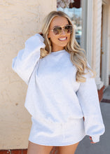 Load image into Gallery viewer, Varsity Fleece Ash Crewneck
