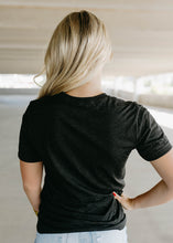Load image into Gallery viewer, We Are Canadian Glitter Vintage Black Tee
