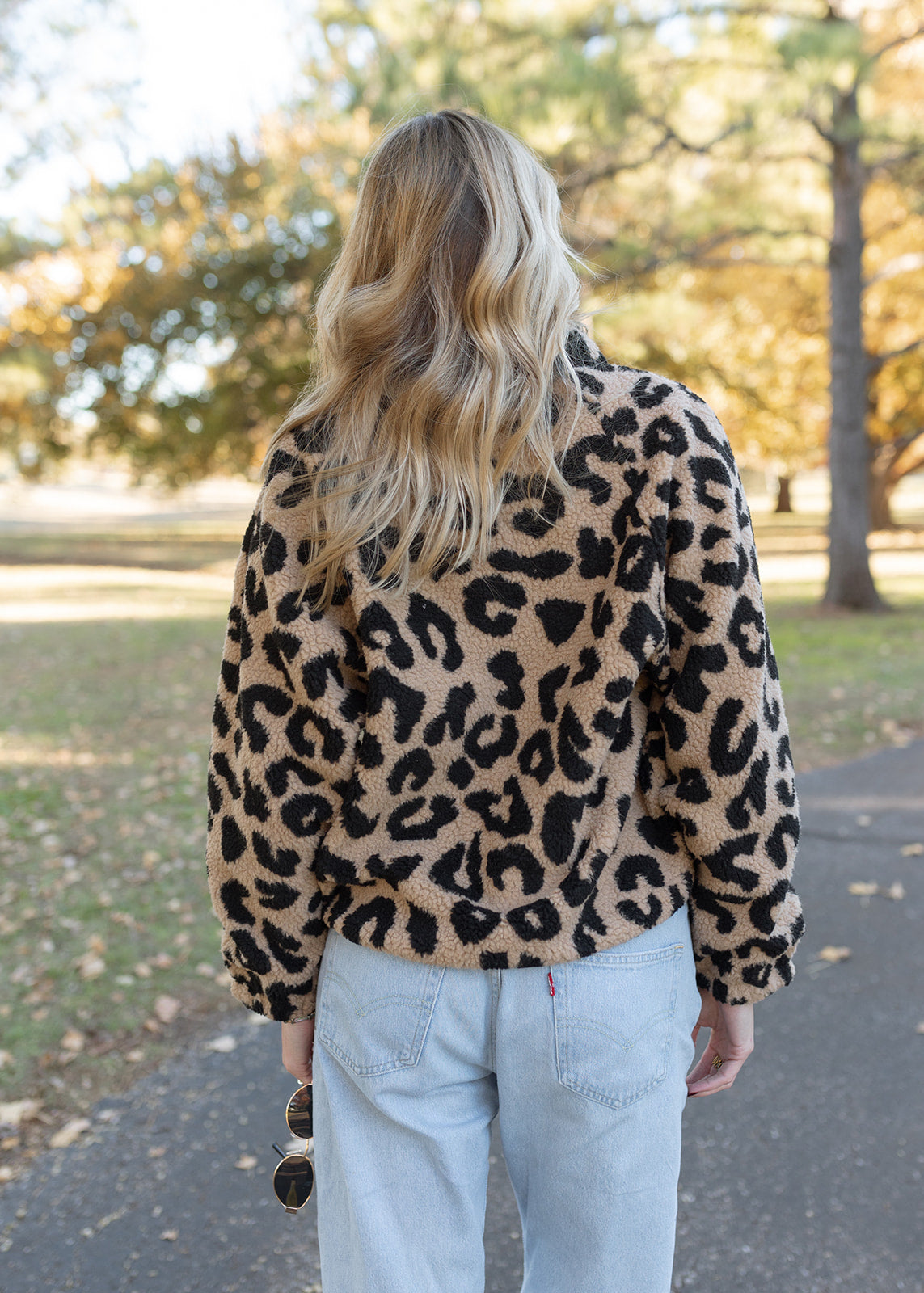 Kenzie Leopard Pattern Sherpa Jacket – The Vintage Leopard