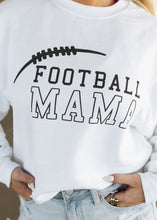 Load image into Gallery viewer, Football Mama White Graphic Sweatshirt
