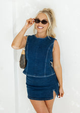 Load image into Gallery viewer, Margo Denim Skirt Set
