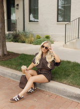 Load image into Gallery viewer, Hadley Brown Leopard Shorts Set
