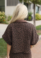 Load image into Gallery viewer, Hadley Brown Leopard Shorts Set
