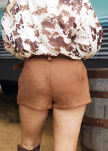 Load image into Gallery viewer, Caramel Suede Shorts
