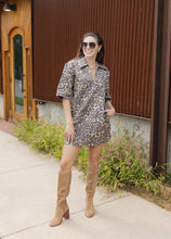 Load image into Gallery viewer, Megan Brown Leopard Pocketed Dress
