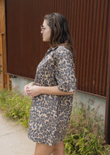 Load image into Gallery viewer, Megan Brown Leopard Pocketed Dress
