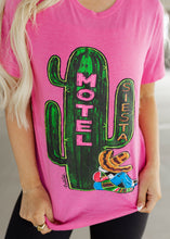 Load image into Gallery viewer, Siesta Motel Cactus Pink Tee
