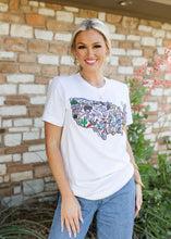 Load image into Gallery viewer, Colorful Iconic USA White Tee
