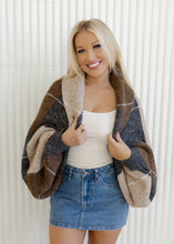 Load image into Gallery viewer, Argyle Knit Shrug Cardigan
