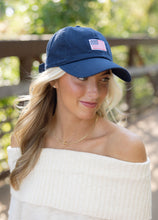 Load image into Gallery viewer, American Flag Hat - Navy
