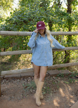 Load image into Gallery viewer, Sallie Light Denim Shirt Jacket
