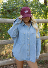 Load image into Gallery viewer, American Flag Hat - Burgundy
