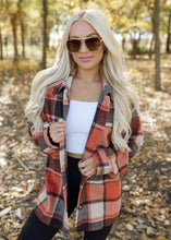 Load image into Gallery viewer, Claire Fall Plaid Shacket
