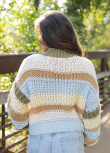 Load image into Gallery viewer, Victoria Multi Color Chunky Striped Sweater
