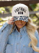 Load image into Gallery viewer, Football Mom Leopard Print Trucker Hat
