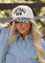 Load image into Gallery viewer, Football Mom Leopard Print Trucker Hat

