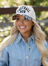 Load image into Gallery viewer, Football Mom Leopard Print Trucker Hat
