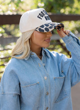 Load image into Gallery viewer, Football Mom Leopard Print Trucker Hat
