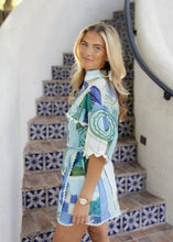 Load image into Gallery viewer, Erika Santorini Blue Skirt Set
