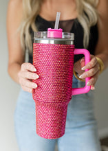 Load image into Gallery viewer, Rhinestone Bling 40 Oz Tumbler

