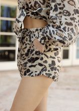 Load image into Gallery viewer, In The Wild Leopard Shorts Set
