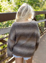 Load image into Gallery viewer, Brown Ombre Cozy Sweater
