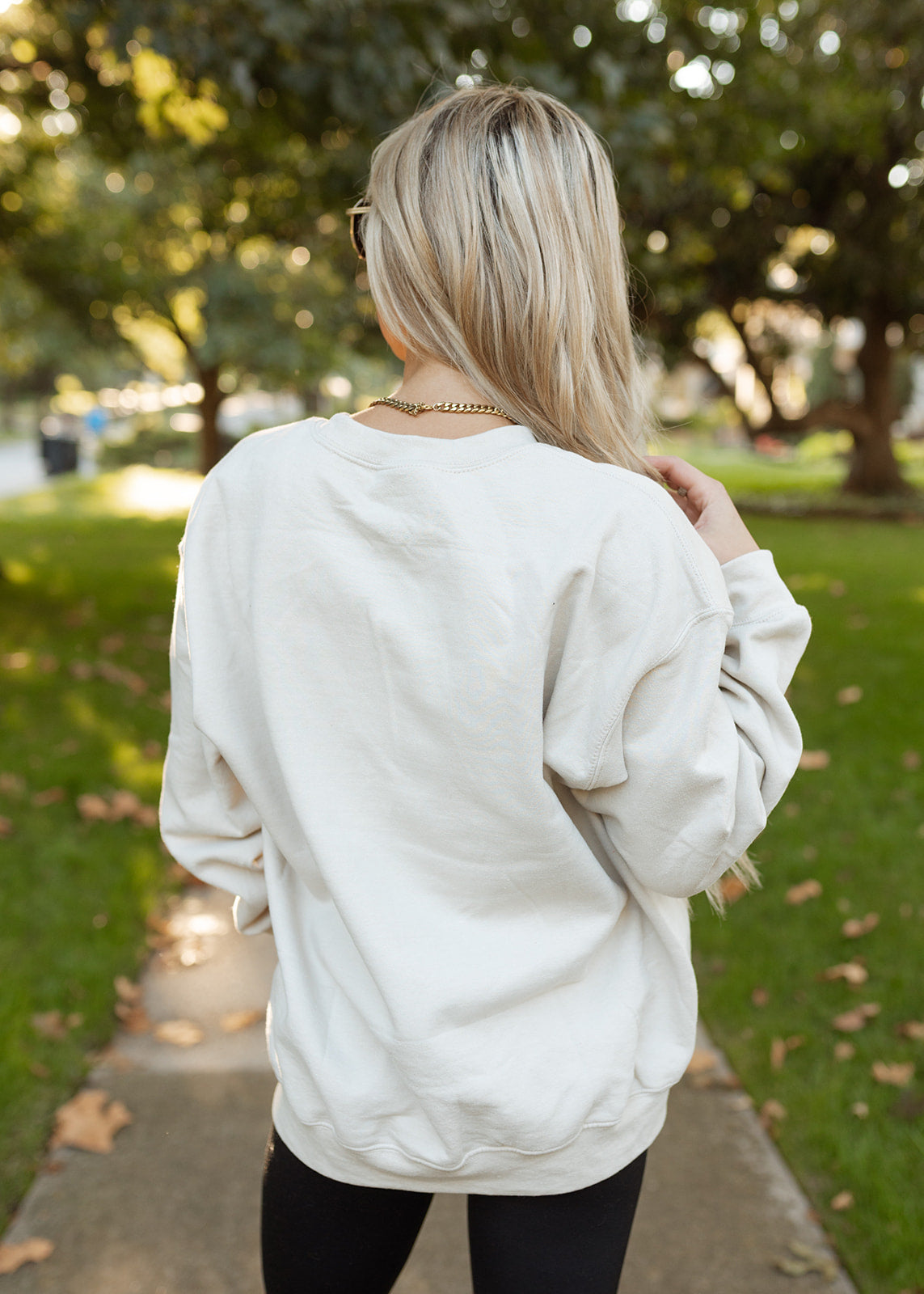 Sand Vintage Leopard Sweatshirt The Vintage Leopard sand-vintage-leopard-sweatshirt-the-vintage-leopard